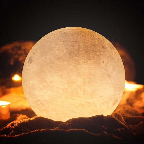 Extra Large Inch Touch Control Moon Lamp - Imagen 2